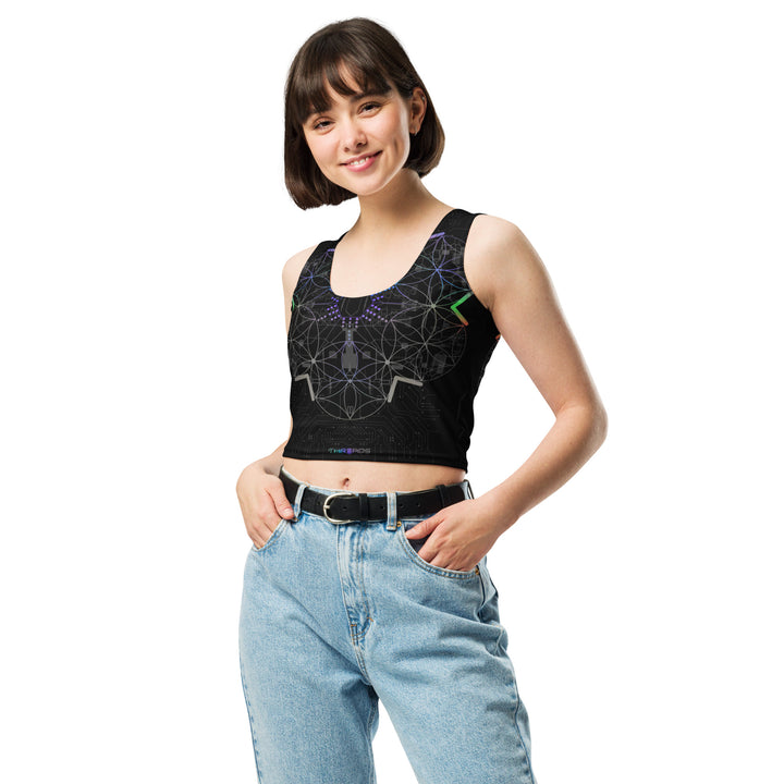 Prisma Flower Crop Top