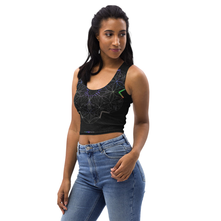 Prisma Flower Crop Top