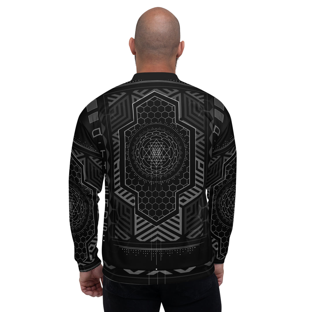 Sri Yantra All-Over Print Bomber Jacket