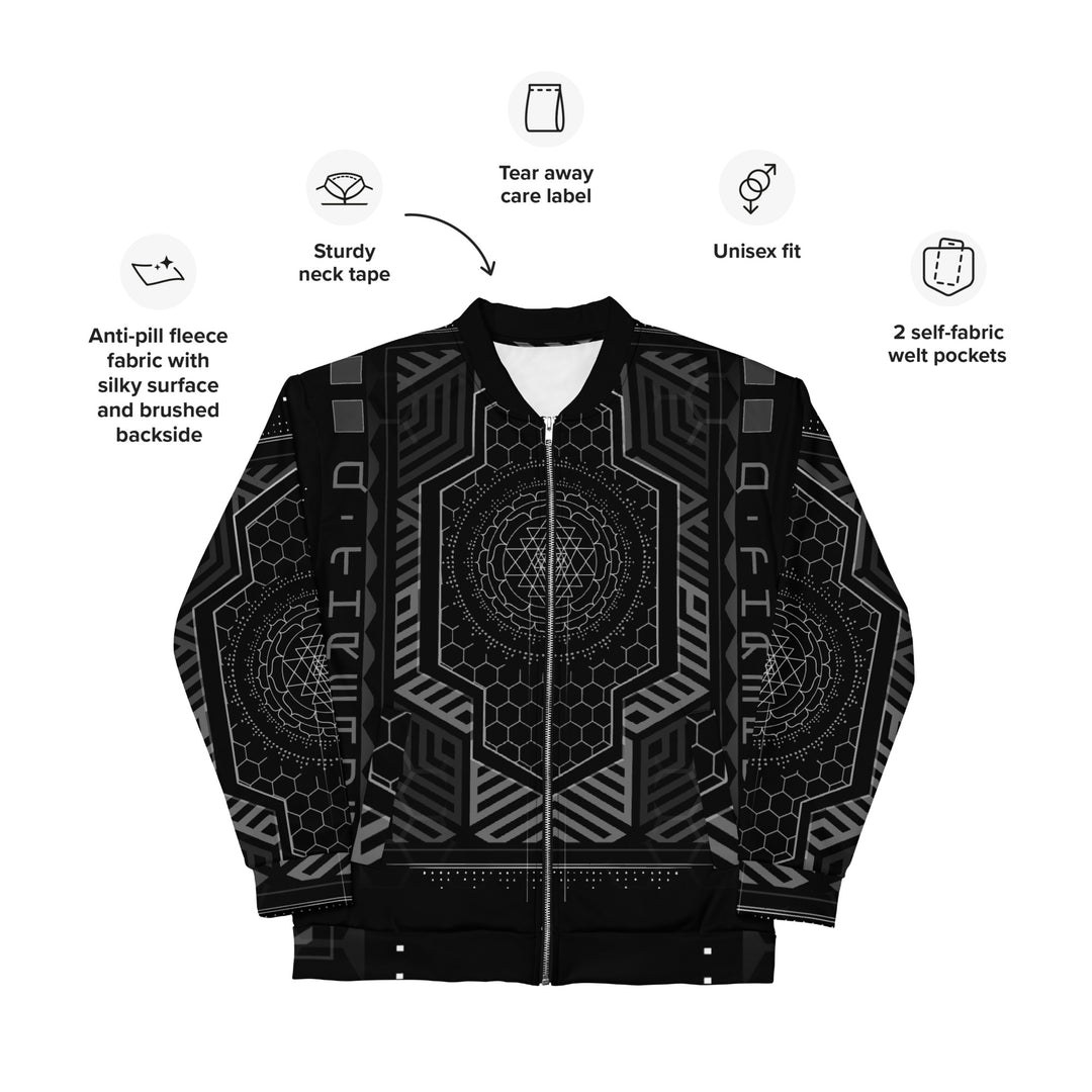 Sri Yantra All-Over Print Bomber Jacket