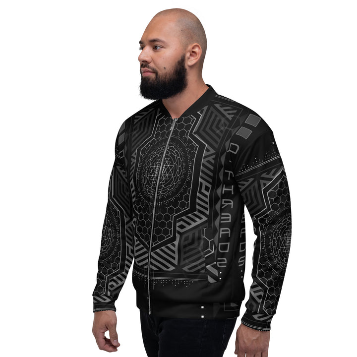 Sri Yantra All-Over Print Bomber Jacket