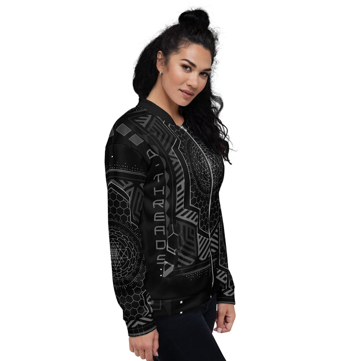 Sri Yantra All-Over Print Bomber Jacket