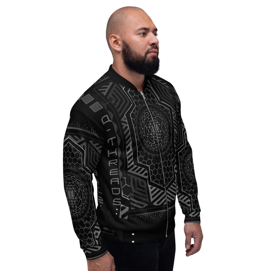 Sri Yantra All-Over Print Bomber Jacket