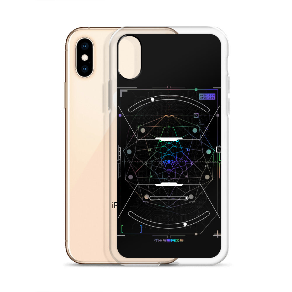 Rainbow Iris Clear Case for iPhone® – Qthreads